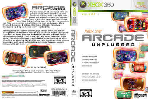 XBOX LIVE ARCADE UNPLUGGED  (Xbox 360)  -  Good condition !!!